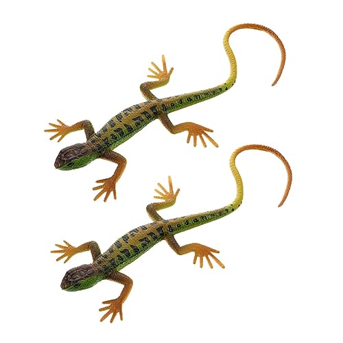 Warmhm 2 STK. Schlangen-eidechsenskink Modell Einer Tierfigur Eidechsenfigur Tiermodell Simulations-eidechsenmodell Gefälschtes Eidechsenmodell Wohndekoration Plastik Green Warmhm 2 STK. Schlangen-eidechsenskink Modell Einer Tierfigur Eidechsenfigur Tiermodell Simulations-eidechsenmodell Gefälschtes Eidechsenmodell Wohndekoration Plastik Green von Warmhm
