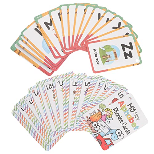 Warmhm 2 Sätze Lernspielzeug für Phonics Flashcards für Vorschulkinder Interaktive Lernspiele zur Worterkennung Pädagogisches zur Stärkung der Eltern Junge Mädchen Beziehung und Langlebig von Warmhm