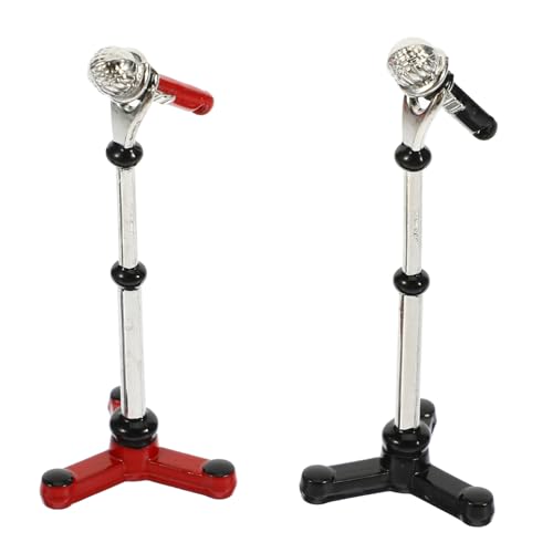 Warmhm 2 Sätze Mini-Mikrofon- Mini-Puppenmikrofon Miniatur-Musical tragbar Miniaturen für kinderspielzeug Zubehör für Mikrofone Miniaturmikrofon Legierung rot Warmhm 2 Sätze Mini-Mikrofon- Mini-Puppenmikrofon Miniatur-Musical tragbar Miniaturen für kinderspielzeug Zubehör für Mikrofone Miniaturmikrofon Legierung rot von Warmhm
