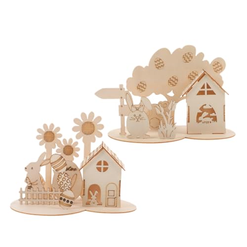 Warmhm 2 Sätze Osterschmuck aus Holz Puzzle sortierschalen puzzlekleber Dekoration spielzeuge Holzpuzzle für Kleinkinder Osterkinder-Puzzlespielzeug hölzern Khaki Warmhm 2 Sätze Osterschmuck aus Holz Puzzle sortierschalen puzzlekleber Dekoration spielzeuge Holzpuzzle für Kleinkinder Osterkinder-Puzzlespielzeug hölzern Khaki von Warmhm
