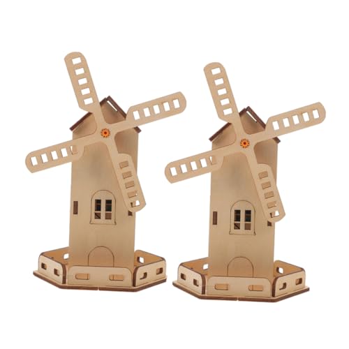 Warmhm 2 Sätze solare Windmühle Windmühlen-Wissenschaftsset Experimente zum Selbermachen für Bausatz für Solarkinder DIY-Vorbau-Kits hölzern Khaki Warmhm 2 Sätze solare Windmühle Windmühlen-Wissenschaftsset Experimente zum Selbermachen für Bausatz für Solarkinder DIY-Vorbau-Kits hölzern Khaki von Warmhm
