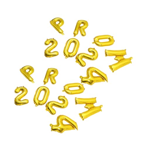 Warmhm 2 Sets Abschlussfeier Luftballons Erste Schärpe Dekoration Prinzessinnen Geburtstagsfeier Enthüllung Happy Birthday Hochzeitsnummer Partyzubehör Ballon Zur Dekoration von Warmhm