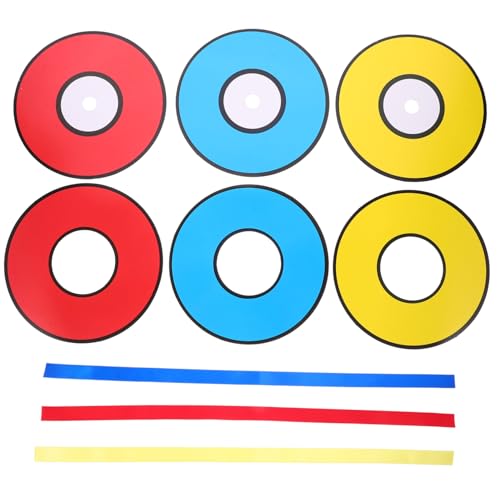 Warmhm 2 Sets Requisiten Leichte Daumen Licht Trick Ärger Brettspiel Wellenlänge Brettspiel Ändern Farbe Ma Kit Leistung Papier von Warmhm