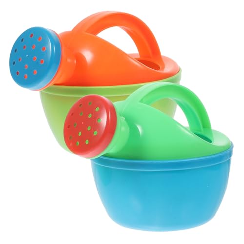 Warmhm 2 Stück Badewannenspielzeug Wasserspielzeug für Jungen und Plastik Gießkanne für Garten und Strand Einfach zu Greifen Sicher und Langlebig Badewannenspielzeug für Mehr Spaß Beim von Warmhm
