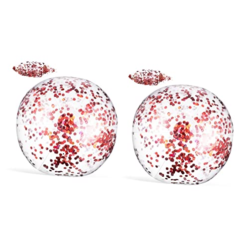 Warmhm 2 Stück Ballon Aufblasbare Strandbälle Wasserball Wasserspielzeug Party aufblasbarer Ball Wasserbälle für den Pool Strandball für Umweltschutz-PVC Warmhm 2 Stück Ballon Aufblasbare Strandbälle Wasserball Wasserspielzeug Party aufblasbarer Ball Wasserbälle für den Pool Strandball für Umweltschutz-PVC von Warmhm
