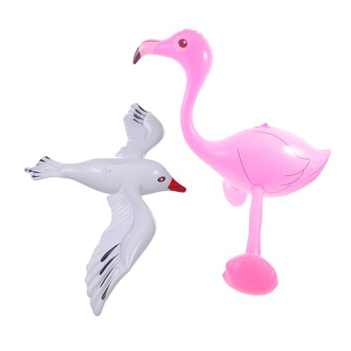 Warmhm 2 Stück Ballon Flamingo Strandparty wasserspaß Seemöwe Gartendeko hawaiianische Partybevorzugung aufblasbarer Vogel groß aufblasbar Figur Gummi Warmhm 2 Stück Ballon Flamingo Strandparty wasserspaß Seemöwe Gartendeko hawaiianische Partybevorzugung aufblasbarer Vogel groß aufblasbar Figur Gummi von Warmhm