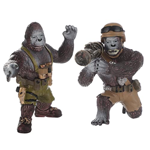 Warmhm 2 Stück Chimpanzee Tierfiguren aus Detailreiche Modelle für zum Festival Dekoration und Lernspielzeug Jahren Warmhm 2 Stück Chimpanzee Tierfiguren aus Detailreiche Modelle für zum Festival Dekoration und Lernspielzeug Jahren von Warmhm