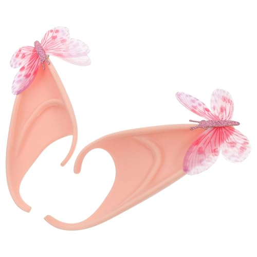 Warmhm 2 Stück Elfenohren Fee Ohr Manschette Halloween -party Gefälscht Erwachsene Für Ohren Cosplay-kostüm Spitze Ohrenspitzen Enthalten Klein Halloween-ohr Emulsion Rosa Warmhm 2 Stück Elfenohren Fee Ohr Manschette Halloween -party Gefälscht Erwachsene Für Ohren Cosplay-kostüm Spitze Ohrenspitzen Enthalten Klein Halloween-ohr Emulsion Rosa von Warmhm