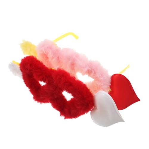 Warmhm 2 Stück Flauschige Herzbrillen Kuschelige Party Sonnenbrille für Halloween Karneval Valentinstag Brautjungfern Geschenk Cosplay Zubehör Leichte Weiche und Langlebige Brillen Warmhm 2 Stück Flauschige Herzbrillen Kuschelige Party Sonnenbrille für Halloween Karneval Valentinstag Brautjungfern Geschenk Cosplay Zubehör Leichte Weiche und Langlebige Brillen von Warmhm