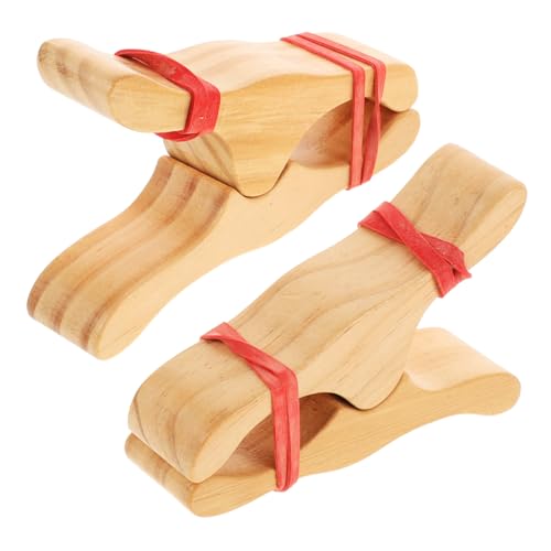 Warmhm 2 Stück -Fort-Bausatz holzklammern bastelklammern für Spielzelte Spielhaus Zubehör Stabile Clips Gebäude Stoffnadeln für Diagramm Festungsbau hölzern Khaki von Warmhm