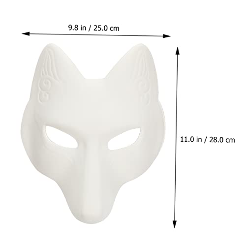 Warmhm 2 Stück Fuchs Maske Erwachsene Cartoon Party Halloween Masquerade Maskenball Kostüm Zubehör Langlebig Vielseitig für Karneval Cosplay DIY Warmhm 2 Stück Fuchs Maske Erwachsene Cartoon Party Halloween Masquerade Maskenball Kostüm Zubehör Langlebig Vielseitig für Karneval Cosplay DIY von Warmhm