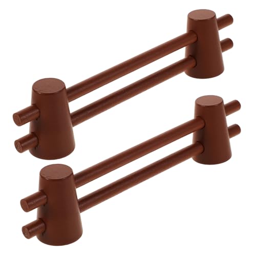 Warmhm 2 Stück Geländer Für Bauernhofspielzeug Puppenhauszaun Minizaun Zum Basteln Miniatur-weihnachtsdorf-Zaun Minizaun Für Den Garten Neuheit Zaundekoration Mini -Zaun Light Brown Holz Warmhm 2 Stück Geländer Für Bauernhofspielzeug Puppenhauszaun Minizaun Zum Basteln Miniatur-weihnachtsdorf-Zaun Minizaun Für Den Garten Neuheit Zaundekoration Mini -Zaun Light Brown Holz von Warmhm