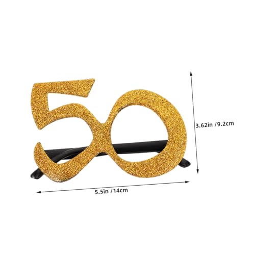 Warmhm 2 Stück Glitzernde Zahlenbrille für Geburtstags und Jubiläumsparty Kreative Foto Requisiten mit Auffälliger Glitzeroptik Stilvolle Accessoires für Erwachsene Partydekoration Warmhm 2 Stück Glitzernde Zahlenbrille für Geburtstags und Jubiläumsparty Kreative Foto Requisiten mit Auffälliger Glitzeroptik Stilvolle Accessoires für Erwachsene Partydekoration von Warmhm