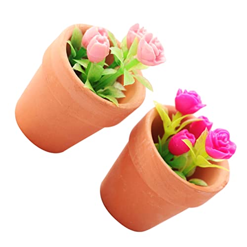 Warmhm 2 Stück Grüne Topfpflanzen bastelset für Grünpflanzen Dekoration spielzeuge pflanzkuebel Toys Blumenmodell Miniatur -Topfpflanze Puppenstubenmöbel Keramik Warmhm 2 Stück Grüne Topfpflanzen bastelset für Grünpflanzen Dekoration spielzeuge pflanzkuebel Toys Blumenmodell Miniatur -Topfpflanze Puppenstubenmöbel Keramik von Warmhm