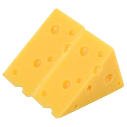 Warmhm 2 Stück Käsemodell Käsedekoration Realistisches Käseschmuck Dekorativ Kunstkäse Käse-Modell Simulationskäse Dekorationen Käse-Requisite Künstlicher Käse Käsestatue Gelb Harz Warmhm 2 Stück Käsemodell Käsedekoration Realistisches Käseschmuck Dekorativ Kunstkäse Käse-Modell Simulationskäse Dekorationen Käse-Requisite Künstlicher Käse Käsestatue Gelb Harz von Warmhm