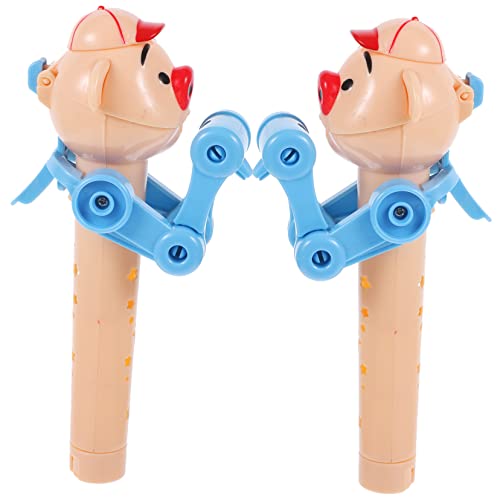 Warmhm 2 Stück Kinderspielzeug tragbare Lutscherhalter-Spielzeuge UPS geformt Party zubehör partyzubehör -Lollipop-Roboter Party Streich Roboter Lutscher Abs von Warmhm