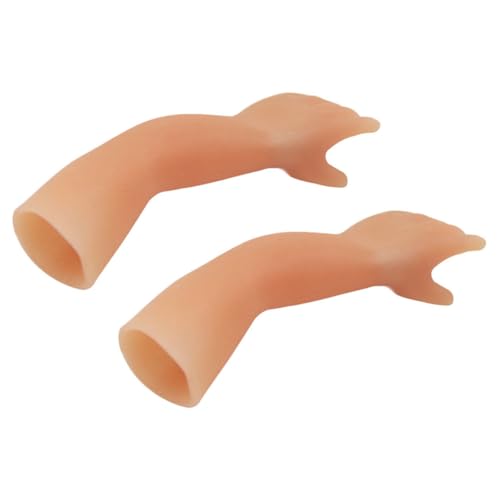Warmhm 2 Stück Kobolds Hand Halloween Hand Halloween Dekoration small Hands witzig minihändchen Fun Toy Hand für winzige Handtrick-Requisiten Halloween-Bühnenrequisite Kieselgel von Warmhm