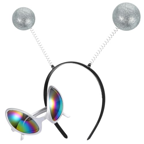 Warmhm 2 Stück Kreative Festivalbrille mit Saucer und Dekorativem Haarreifen Lustige Cosplay Partyaccessoires für Karneval und Themenpartys Warmhm 2 Stück Kreative Festivalbrille mit Saucer und Dekorativem Haarreifen Lustige Cosplay Partyaccessoires für Karneval und Themenpartys von Warmhm