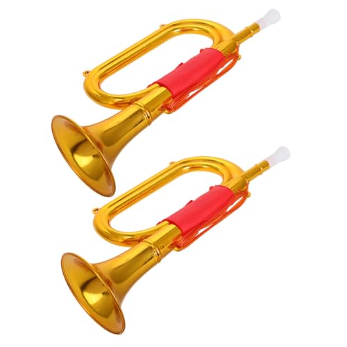 Warmhm 2 Stück Laden Sie Requisiten Auf Standard-Trompeten-trainingsgerät Blashorn-geräuschmacher Trompetenspielzeug Für Scouting Trompete Signalhorn Party-Horn Plastik Golden Warmhm 2 Stück Laden Sie Requisiten Auf Standard-Trompeten-trainingsgerät Blashorn-geräuschmacher Trompetenspielzeug Für Scouting Trompete Signalhorn Party-Horn Plastik Golden von Warmhm