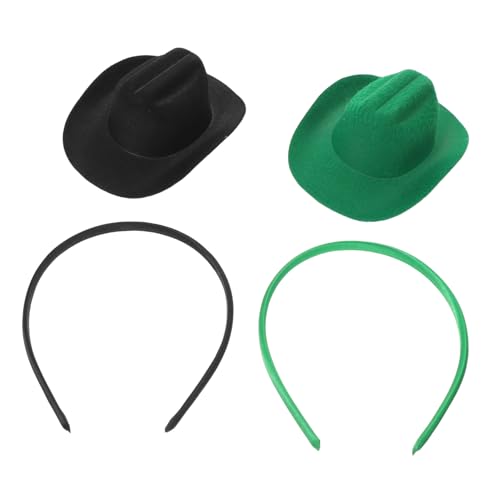 Warmhm 2 Stück Mini Cowboy Hut Haarreifen Langlebig und Bequem Western-style Haarschmuck für Mädchen und Frauen Geeignet für Halloween Karneval Partys und Alltag Warmhm 2 Stück Mini Cowboy Hut Haarreifen Langlebig und Bequem Western-style Haarschmuck für Mädchen und Frauen Geeignet für Halloween Karneval Partys und Alltag von Warmhm