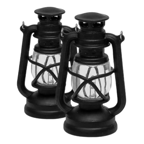Warmhm 2 Stück Mini-Retro-petroleumlampe Lampen Dekorationen Miniatur Szene Weiß Laternen Drinnen Klein Vor Hurrikan Mini-petroleumlampe Pp Black Warmhm 2 Stück Mini-Retro-petroleumlampe Lampen Dekorationen Miniatur Szene Weiß Laternen Drinnen Klein Vor Hurrikan Mini-petroleumlampe Pp Black von Warmhm