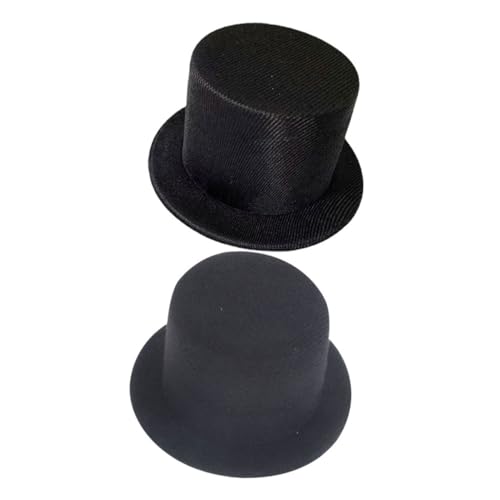 Warmhm 2 Stück Miniatur Top Hüte aus Kleine Schwarze Mini Zylinderhüte Langlebig und Formbeständig für DIY Schneemann Basteln Puppendeko Weihnachts und Festtagsaccessoires Warmhm 2 Stück Miniatur Top Hüte aus Kleine Schwarze Mini Zylinderhüte Langlebig und Formbeständig für DIY Schneemann Basteln Puppendeko Weihnachts und Festtagsaccessoires von Warmhm