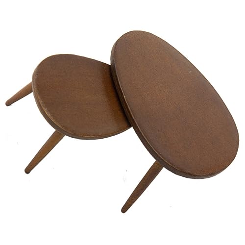 Warmhm 2 Stück Möbel Modell für Puppenhaus Deko Realistische Miniaturmöbel für DIY Projekte und Wohnaccessoires Walnussfarbe Warmhm 2 Stück Möbel Modell für Puppenhaus Deko Realistische Miniaturmöbel für DIY Projekte und Wohnaccessoires Walnussfarbe von Warmhm