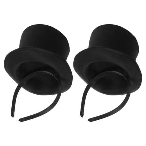 Warmhm 2 Stück Partykleid Hut Stirnband Party Diademe Band Party Kopfbedeckungen Stirnbänder Teeparty Stirnband Fascinator Stirnband Hüte Beerdigungs Kopfbedeckung Für Frauen von Warmhm