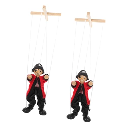 Warmhm 2 Stück Piraten Puppen aus Holz Interaktive Marionetten Spielzeuge für Fördert Kreativität und Fingerfertigkeit Rollenspiele und Dekoration Warmhm 2 Stück Piraten Puppen aus Holz Interaktive Marionetten Spielzeuge für Fördert Kreativität und Fingerfertigkeit Rollenspiele und Dekoration von Warmhm