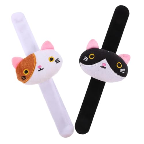 Warmhm 2 Stück Plüscharmband Spielzeuge Stofftier-Plüsch-Klapparmbänder Animal-Slap-Armband Party Gefälligkeiten Partyarmbänder Slap-Bands für Partys PP Baumwolle Warmhm 2 Stück Plüscharmband Spielzeuge Stofftier-Plüsch-Klapparmbänder Animal-Slap-Armband Party Gefälligkeiten Partyarmbänder Slap-Bands für Partys PP Baumwolle von Warmhm
