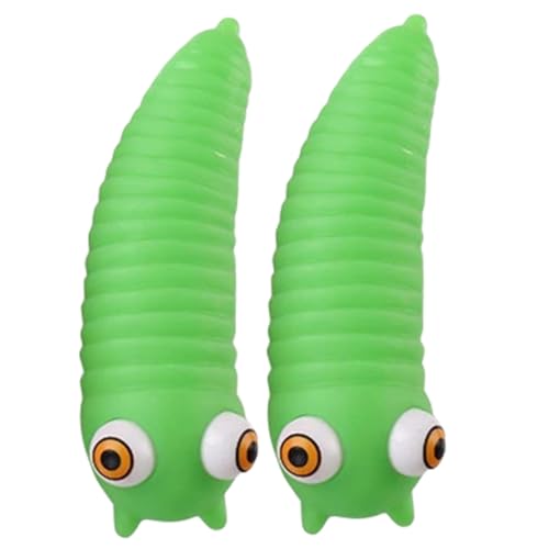 Warmhm 2 Stück Prise Musik Zappelspielzeug Für Zappelspielzeug Für Kleinkinder Quetschspielzeug Sensorisches Für Erwachsene Kleines Stressspielzeug PVC Green von Warmhm