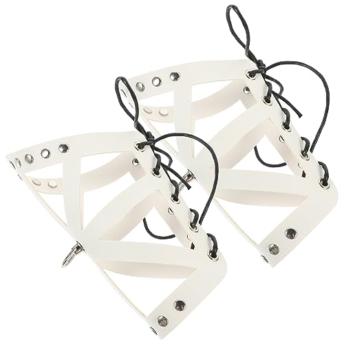 Warmhm 2 Stück Punk Stil Armguards Verstellbare Cosplay Armschienen für Gothic Rollenspiele und Langlebig für Partys und Kostüm Events Warmhm 2 Stück Punk Stil Armguards Verstellbare Cosplay Armschienen für Gothic Rollenspiele und Langlebig für Partys und Kostüm Events von Warmhm