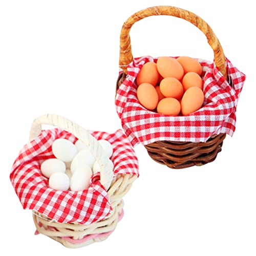 Warmhm 2 Stück Puppenhaus-eierkorb Miniaturen Zum Basteln Mini Körbe Mini-korbdekoration Mini-Korb-dekore Mini-Ei-dekore Für Die Küche Mini-House-szenendekore Miniatur-Ei- Harz Warmhm 2 Stück Puppenhaus-eierkorb Miniaturen Zum Basteln Mini Körbe Mini-korbdekoration Mini-Korb-dekore Mini-Ei-dekore Für Die Küche Mini-House-szenendekore Miniatur-Ei- Harz von Warmhm