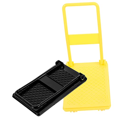 Warmhm Puppen-nähspielzeug Mini-hauszubehör 2 Stück Mini-plattform-aufbewahrungswagen Mini-Trolley-möbel Für Jungen Und Mädchen Warmhm Puppen-nähspielzeug Mini-hauszubehör 2 Stück Mini-plattform-aufbewahrungswagen Mini-Trolley-möbel Für Jungen Und Mädchen von Warmhm