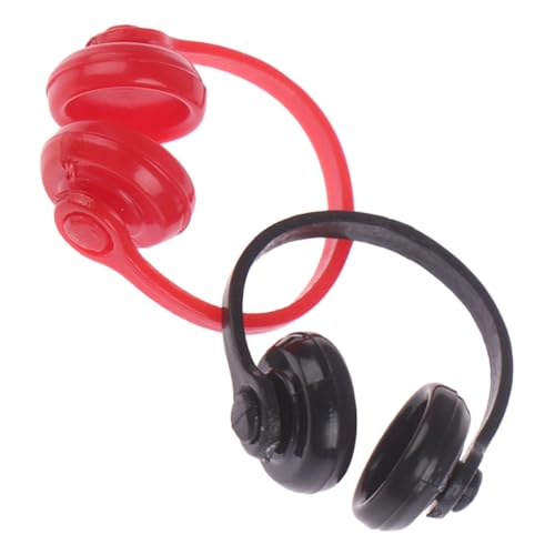 Warmhm 2 Stück Miniatur-Headset Für Puppenhaus- Realistisches Mini-Telefon-zubehör Für Mini- Oder Landschaftsset von Warmhm