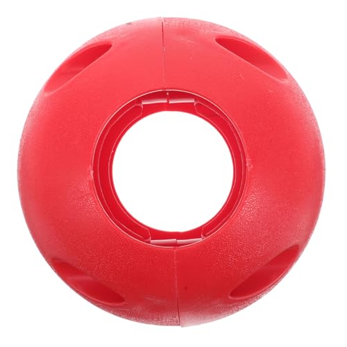 Warmhm 2 Stück Schaukelstahlrohrreifen Outdoor spielgeräte Outdoor Spielplatz Schutzabdeckung Trampolin-Sonnenschutzabdeckung Trampolin-Schaukeloberteil Plastik rot von Warmhm