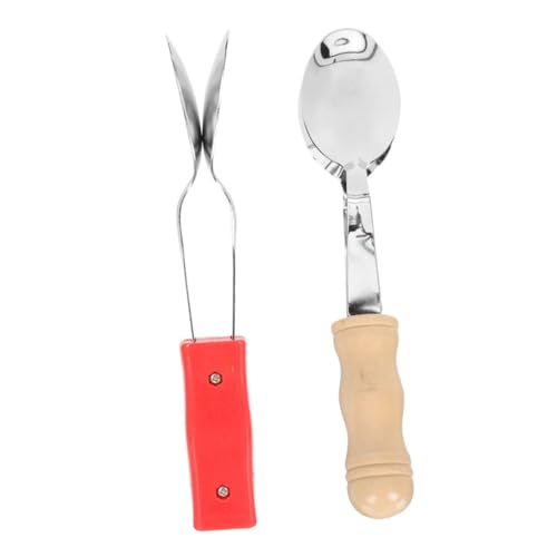Warmhm 2 Stück Schlaglöffel Sensorisches -Instrumente Finger Musical Bunt Musikinstrument Für Erwachsene Musiklöffel Musiklöffel Aus Holz Plastik Warmhm 2 Stück Schlaglöffel Sensorisches -Instrumente Finger Musical Bunt Musikinstrument Für Erwachsene Musiklöffel Musiklöffel Aus Holz Plastik von Warmhm