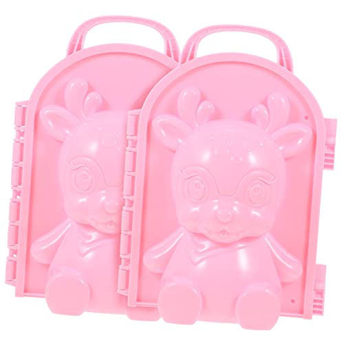 Warmhm 2 Stück Schneeballmacher Clip für Niedliches REH Design für Strand und Robust und Sicher Spaß für Outdoor Aktivitäten Pinkfarben Warmhm 2 Stück Schneeballmacher Clip für Niedliches REH Design für Strand und Robust und Sicher Spaß für Outdoor Aktivitäten Pinkfarben von Warmhm