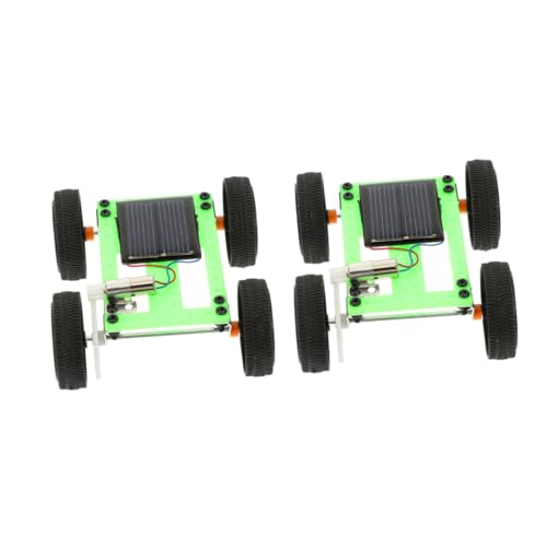 Warmhm 2 Stück Solarautospielzeug Komponenten Für Die Fahrzeugmontage Solarbetriebenes Auto Rc-car-kit Miniautos Für DIY Solar Car Rc-car-bausatz Solarautos Für Green Abs von Warmhm