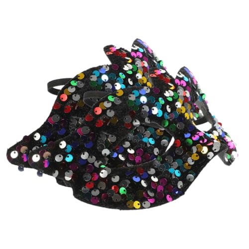 Warmhm 2 Stück Teiliges Damen Masquerade mit Glitzernder Paillettenmaske Vintage Antik Stil für Halloween Karneval Festliche Bühnenauftritte und Kostümpartys Warmhm 2 Stück Teiliges Damen Masquerade mit Glitzernder Paillettenmaske Vintage Antik Stil für Halloween Karneval Festliche Bühnenauftritte und Kostümpartys von Warmhm