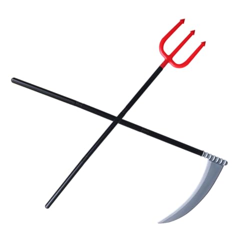 Warmhm 2 Stück Teiliges Halloween Party Requisiten Leichte Sichere Bühnenprops mit Abgerundeten Ecken Farbige Kostümwaffen für Halloween Cosplay Maskenball und Grusel Events Warmhm 2 Stück Teiliges Halloween Party Requisiten Leichte Sichere Bühnenprops mit Abgerundeten Ecken Farbige Kostümwaffen für Halloween Cosplay Maskenball und Grusel Events von Warmhm