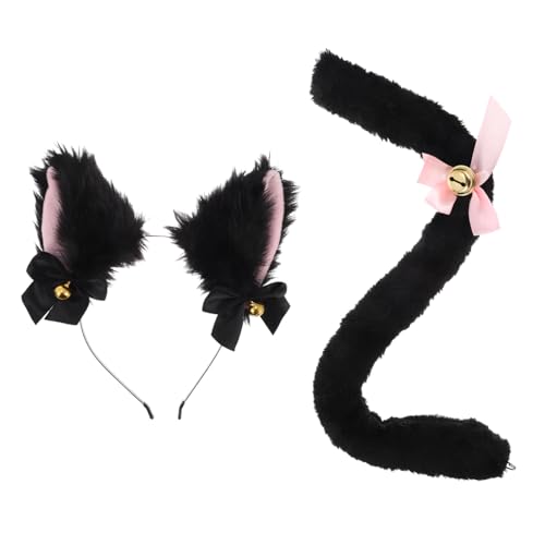 Warmhm 2 Stück Teiliges Katzenohren Stirnband und Hautfreundlich und Langlebig Perfektes Katzenkostüm für Mädchen zu Halloween Cosplay und Themenpartys Niedliche für Besondere Anlässe Warmhm 2 Stück Teiliges Katzenohren Stirnband und Hautfreundlich und Langlebig Perfektes Katzenkostüm für Mädchen zu Halloween Cosplay und Themenpartys Niedliche für Besondere Anlässe von Warmhm