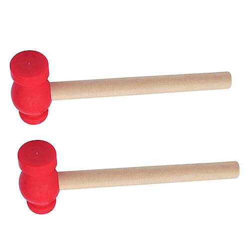 Warmhm 2stücke Junge Mädchen Hammer Spielzeug Realistische Holzhammer Spielzeuge Für Kreative Rollenspiele Interaktive Eltern-Junge Mädchen Aktivitäten Sicher Und Leicht Für Jungen von Warmhm