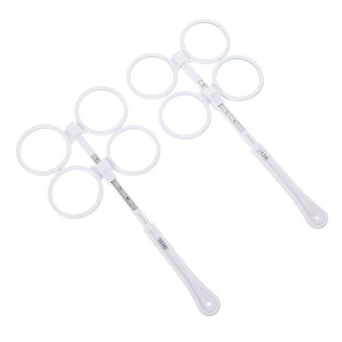 Warmhm 2 Stück Verstellbare Optometrische Flipper linse bis Dioptrien Tragbares Augen trainingsgerät für Amblyopie Myopie und Astigmatismus Doppelseitiges Flip Glas für Effektives von Warmhm