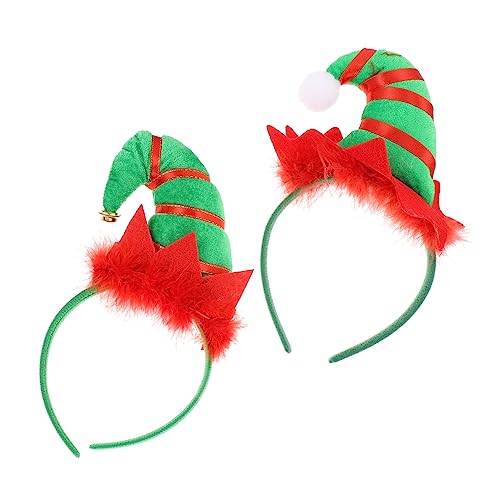 Warmhm 2 Stück Weihnachts Haarreifen mit Glocken und Federn Lustige Kopfbedeckung für Weihnachtsfeiern für Familie und Bequem und Praktisch für Festlichkeiten und Kostümpartys Warmhm 2 Stück Weihnachts Haarreifen mit Glocken und Federn Lustige Kopfbedeckung für Weihnachtsfeiern für Familie und Bequem und Praktisch für Festlichkeiten und Kostümpartys von Warmhm