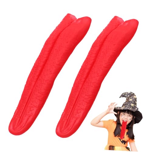 Warmhm 2 Stück Zungendekor Dekoration Party Zungenrequisiten Halloween falsche Zungen Produkte Trick Lange Zungenstütze Punkt Mund Zungenstreich Streich Zunge Schreckensstreich rot Warmhm 2 Stück Zungendekor Dekoration Party Zungenrequisiten Halloween falsche Zungen Produkte Trick Lange Zungenstütze Punkt Mund Zungenstreich Streich Zunge Schreckensstreich rot von Warmhm
