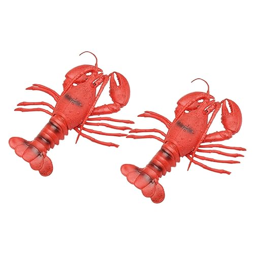 Warmhm 2 Stück große Hummerverzierung kinderspielzeug Lustiges Lustige Tierfiguren Meerestiermodelle Meereslebewesen Figur Hummer Tierspielzeug Gummi rot Warmhm 2 Stück große Hummerverzierung kinderspielzeug Lustiges Lustige Tierfiguren Meerestiermodelle Meereslebewesen Figur Hummer Tierspielzeug Gummi rot von Warmhm