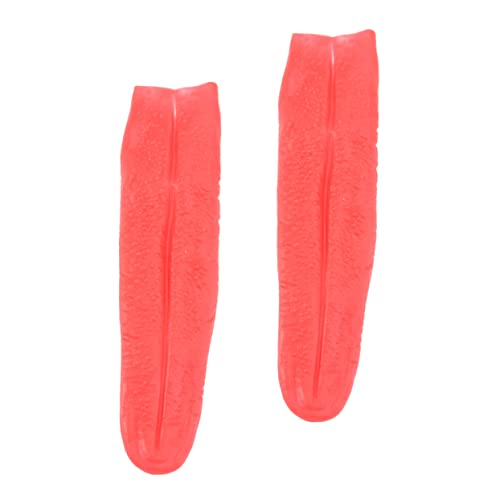 Warmhm 2 Stück simulierte Lange Zunge Halloween-Requisiten Zungenmodell gefälscht Fälschung groß Party Halloween Costume Halloween Kleidung falsche Zunge künstliche Zungenstütze Vinyl rot Warmhm 2 Stück simulierte Lange Zunge Halloween-Requisiten Zungenmodell gefälscht Fälschung groß Party Halloween Costume Halloween Kleidung falsche Zunge künstliche Zungenstütze Vinyl rot von Warmhm