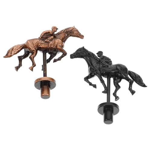 Warmhm 2 Stücke Horse Racing Horse Racing Spiele Legierung Statue Horse Racing Brettspiel von Warmhm