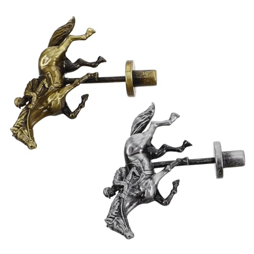 Warmhm 2 Stücke Legierung Statue Horse Racing Brettspiel Horse Racing Spiele Horse Racing von Warmhm